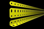 Rendered image of Meccano plates