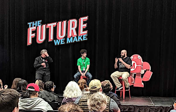 [Panel discussion at Maker Faire]