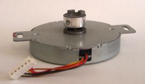 [Photo of stepper motor]