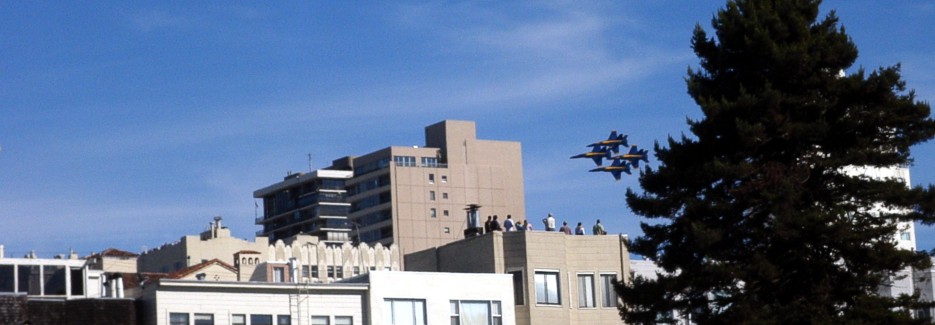 [Blue Angels over San Francisco]