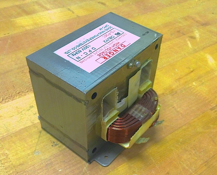 [Microwave oven transformer]