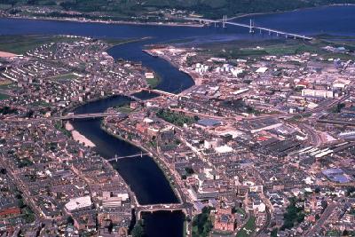 [Aerial view of Inverness]