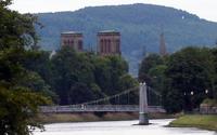 [Photograph of suspension bridge over the River Ness]