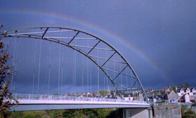 [Rainbow over Bonar Bridge]
