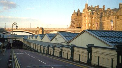 [Waverley station in Edinburgh]