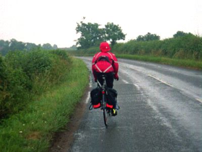 [Cycling in the rain]