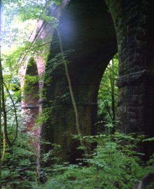 [Abandoned railway viaduct]