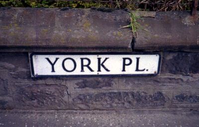 [Sign for York Pl]