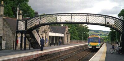 [Turbostar at Pitlochry railway station]